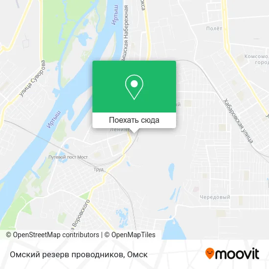 Карта Омский резерв проводников