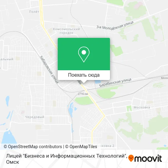 Карта Лицей "Бизнеса и Информационных Технологий"
