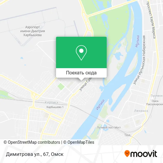 Карта Димитрова ул., 67