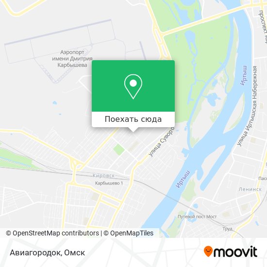 Карта Авиагородок