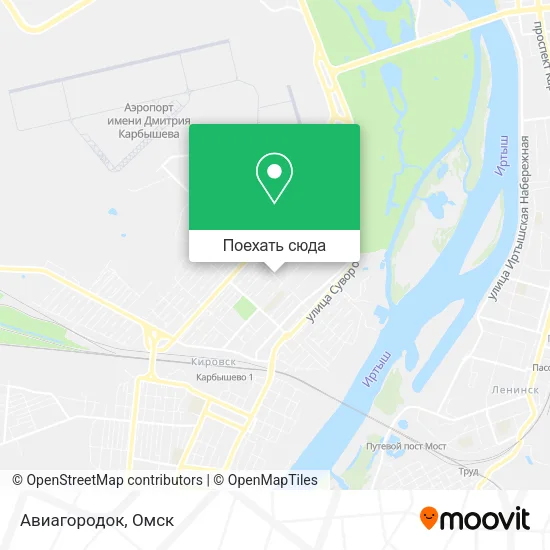 Карта Авиагородок
