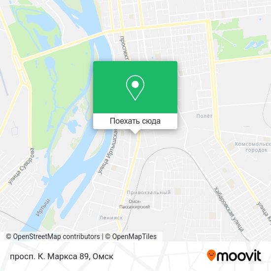 Карта просп. К. Маркса 89