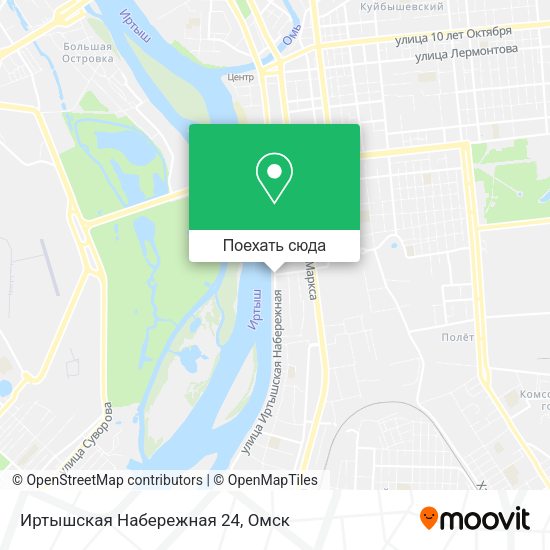 Карта Иртышская Набережная 24