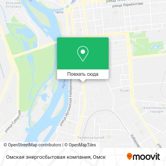 Карта Омская энергосбытовая компания