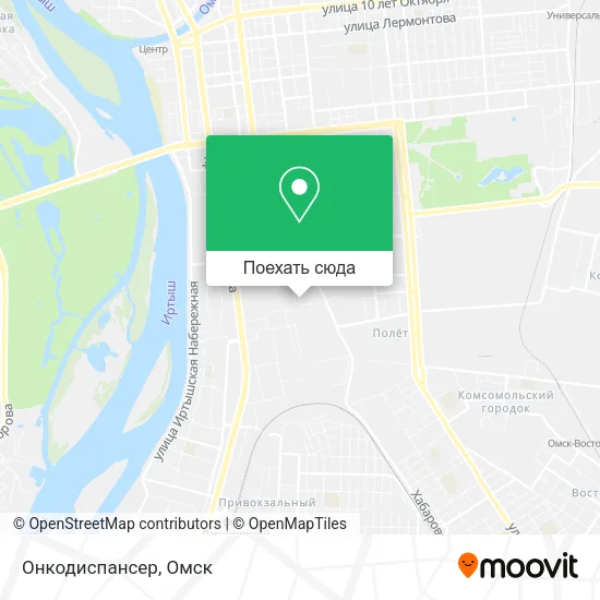 Карта Онкодиспансер