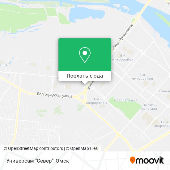 Карта Универсам "Север"