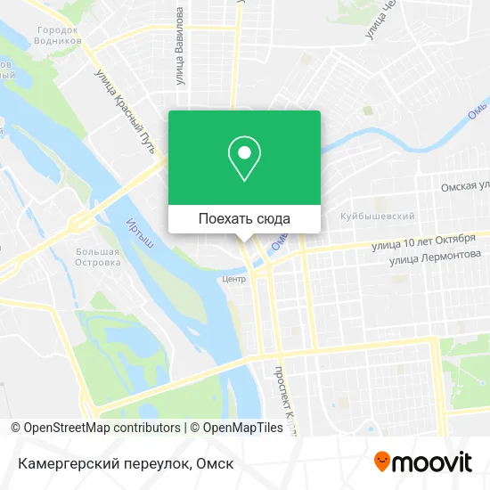 Карта Камергерский переулок