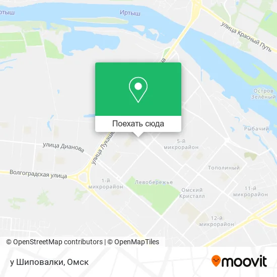 Карта у Шиповалки