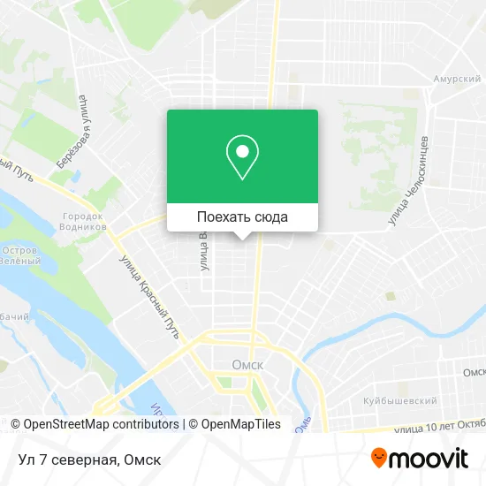 Карта Ул 7 северная