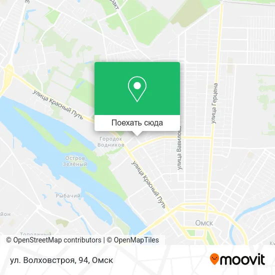 Карта ул. Волховстроя, 94