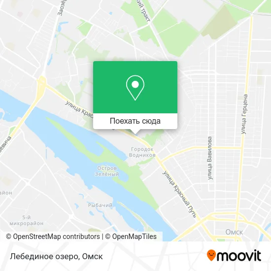 Карта Лебединое озеро