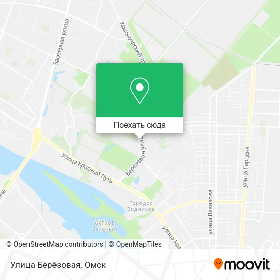 Карта Улица Берёзовая