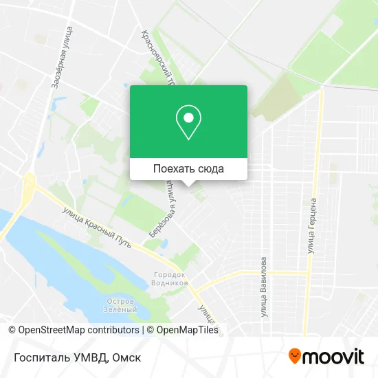 Карта Госпиталь УМВД
