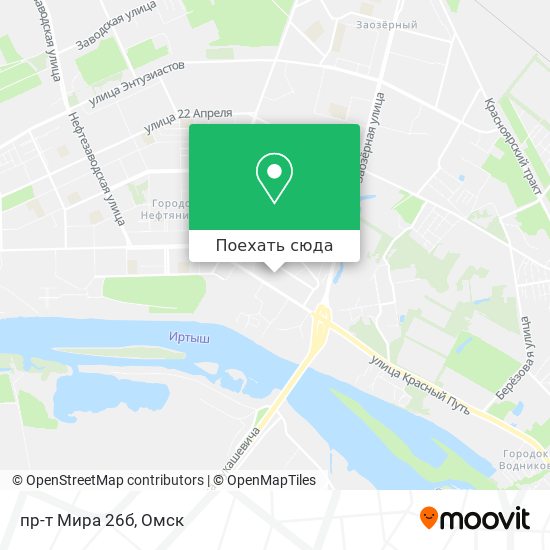 Карта пр-т Мира 26б
