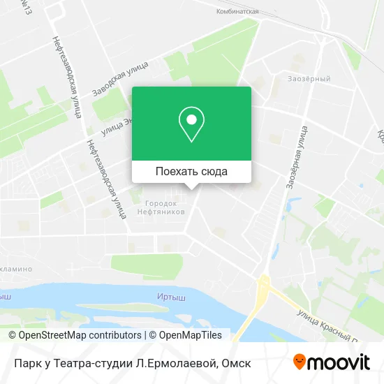 Карта Парк у Театра-студии Л.Ермолаевой