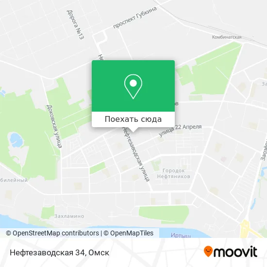 Карта Нефтезаводская 34