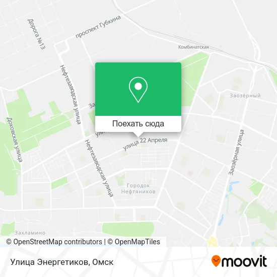Карта Улица Энергетиков