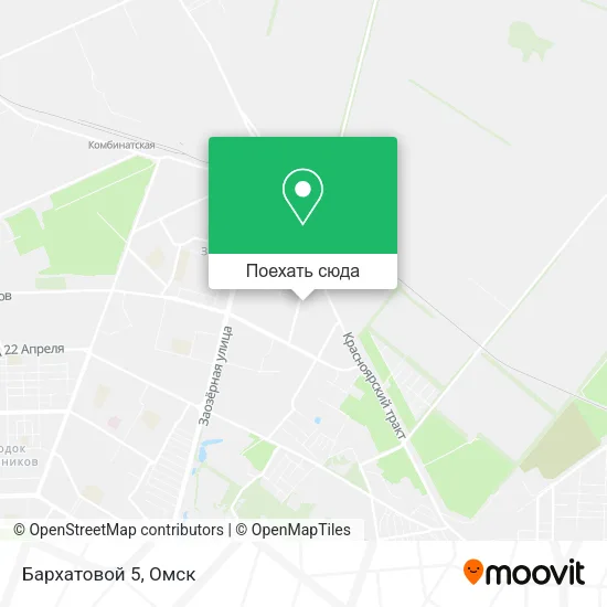 Карта Бархатовой 5