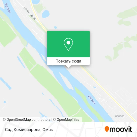 Карта Сад Комиссарова