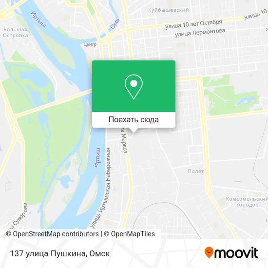 Карта 137 улица Пушкина