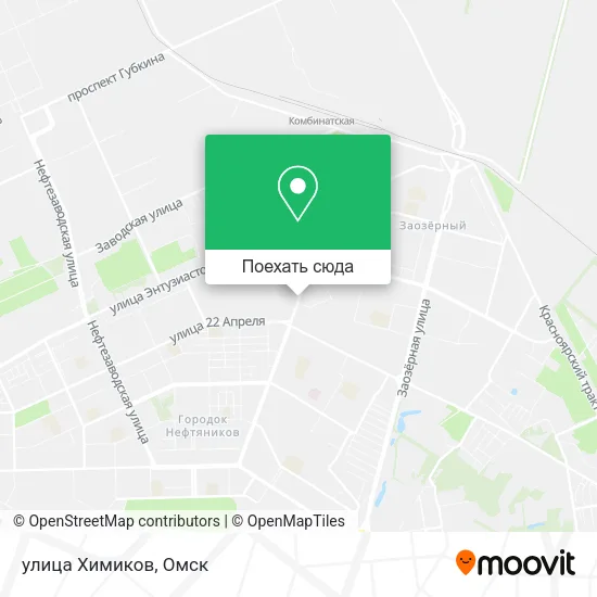 Карта улица Химиков