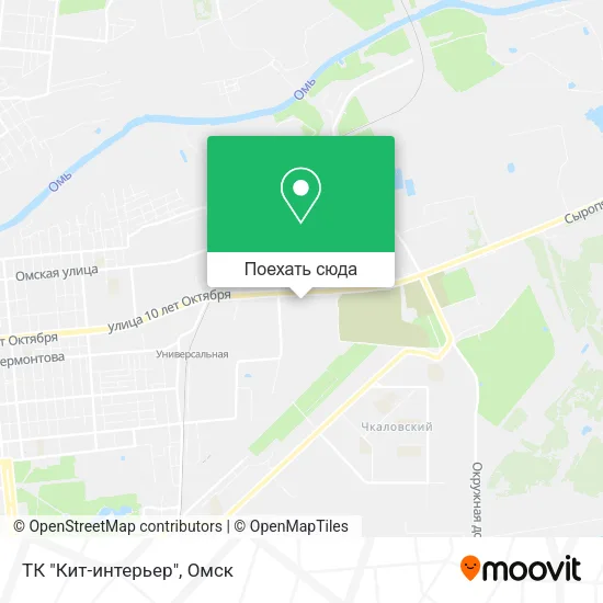 Карта ТК "Кит-интерьер"