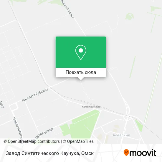 Карта Завод Синтетического Каучука
