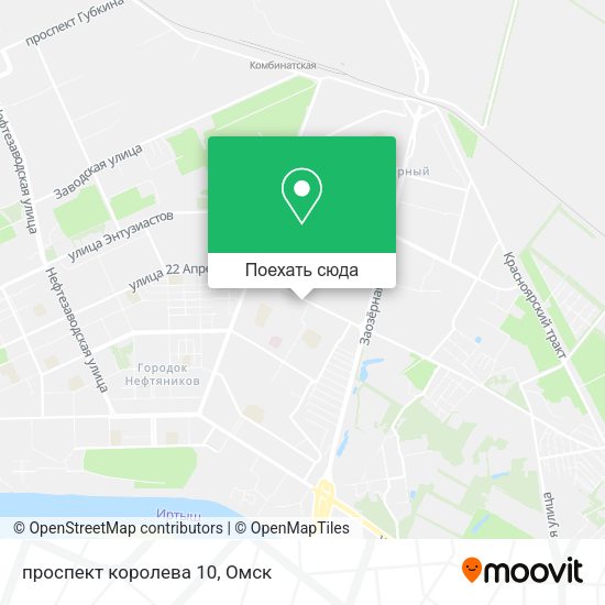 Карта проспект королева 10