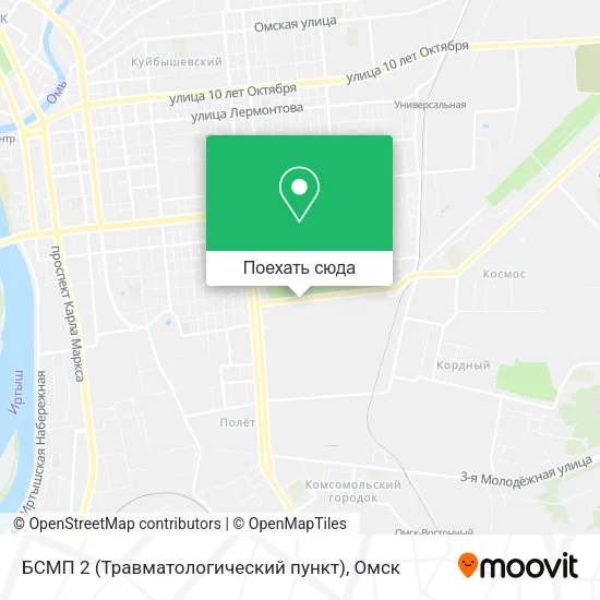 Карта БСМП 2 (Травматологический пункт)