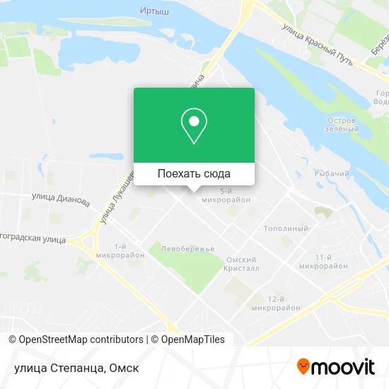 Карта улица Степанца