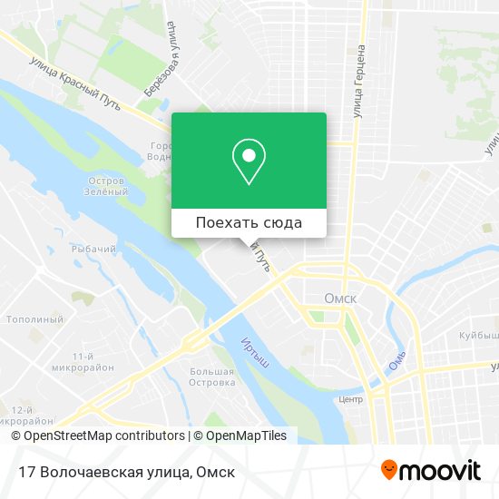 Карта 17 Волочаевская улица