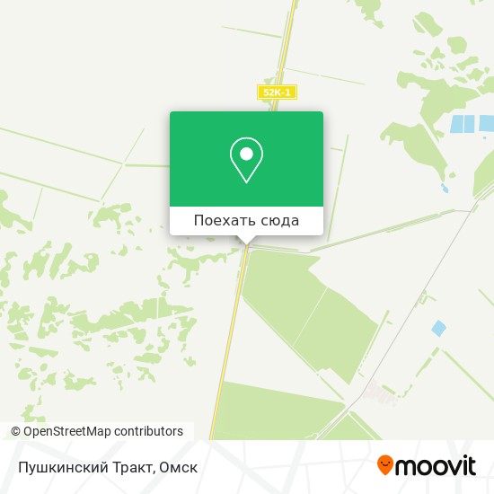 Карта Пушкинский Тракт