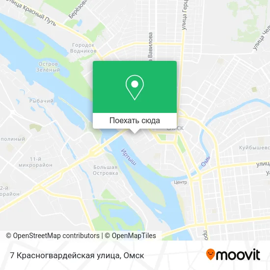 Карта 7 Красногвардейская улица
