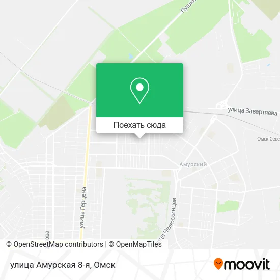 Карта улица Амурская 8-я