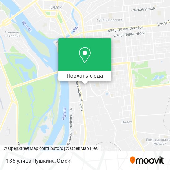 Карта 136 улица Пушкина