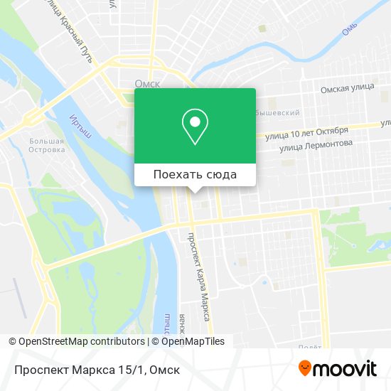 Карта Проспект Маркса 15/1