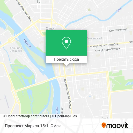 Карта Проспект Маркса 15/1