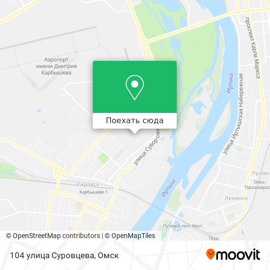Карта 104 улица Суровцева