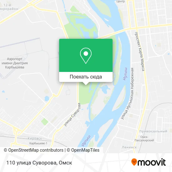 Карта 110 улица Суворова