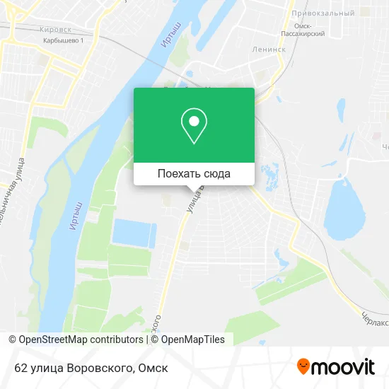 Карта 62 улица Воровского