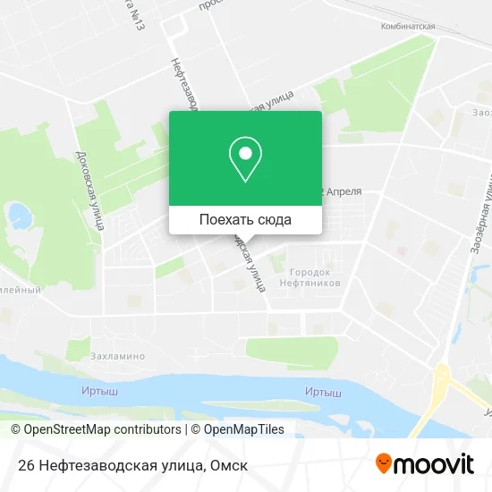 Карта 26 Нефтезаводская улица