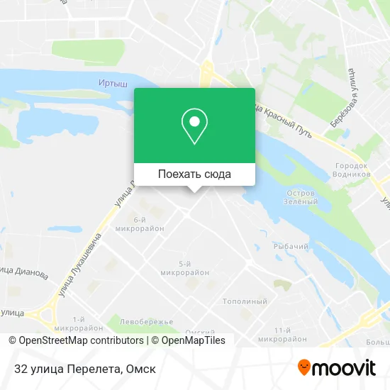 Карта 32 улица Перелета