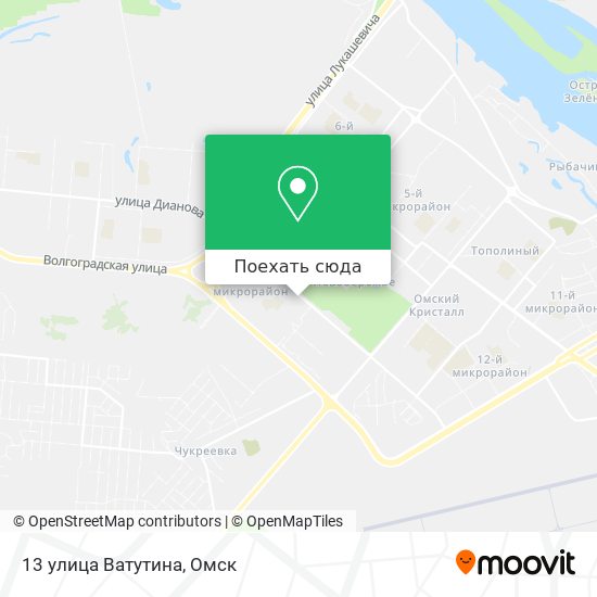 Карта 13 улица Ватутина