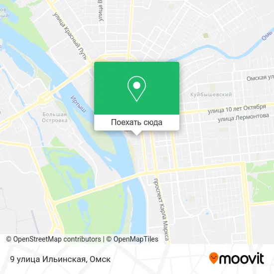Карта 9 улица Ильинская