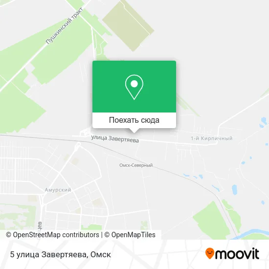 Карта 5 улица Завертяева