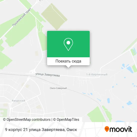 Карта 9 корпус 21 улица Завертяева