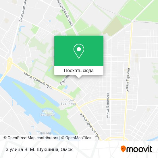 Карта 3 улица В. М. Шукшина