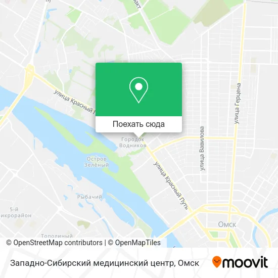 Карта Западно-Сибирский медицинский центр