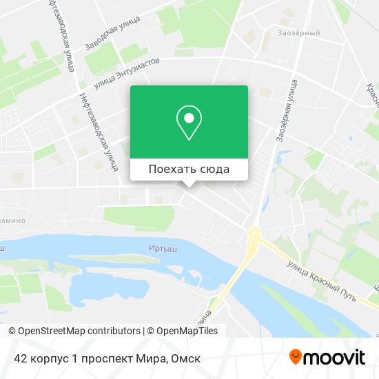 Карта 42 корпус 1 проспект Мира