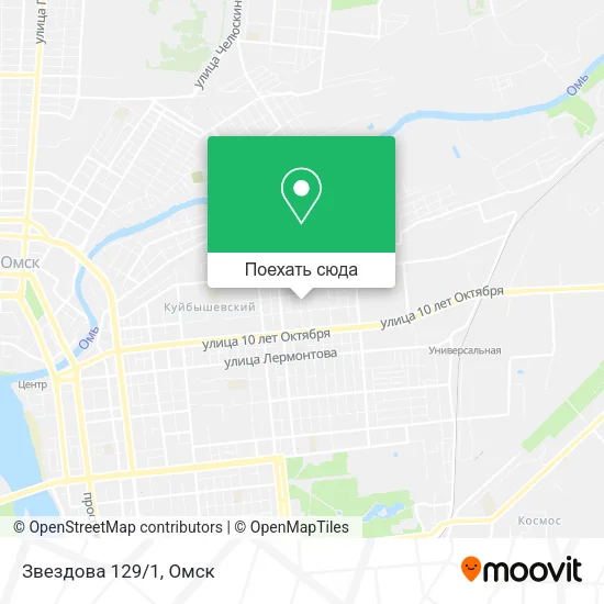 Карта Звездова 129/1